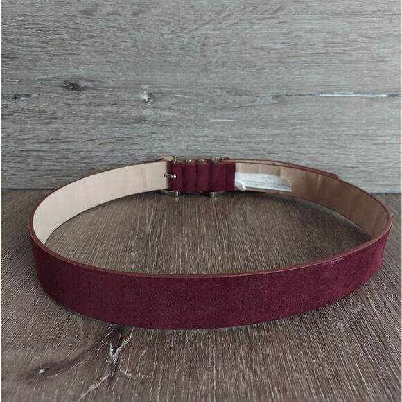 Madden Girl Burgundy Belt Size Small - Picture 2 of 7